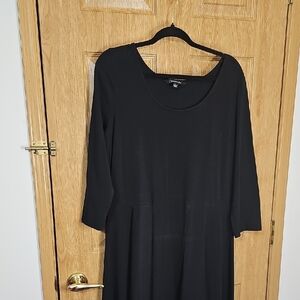 Chadwicks Classic Black Long Sleeve Dress